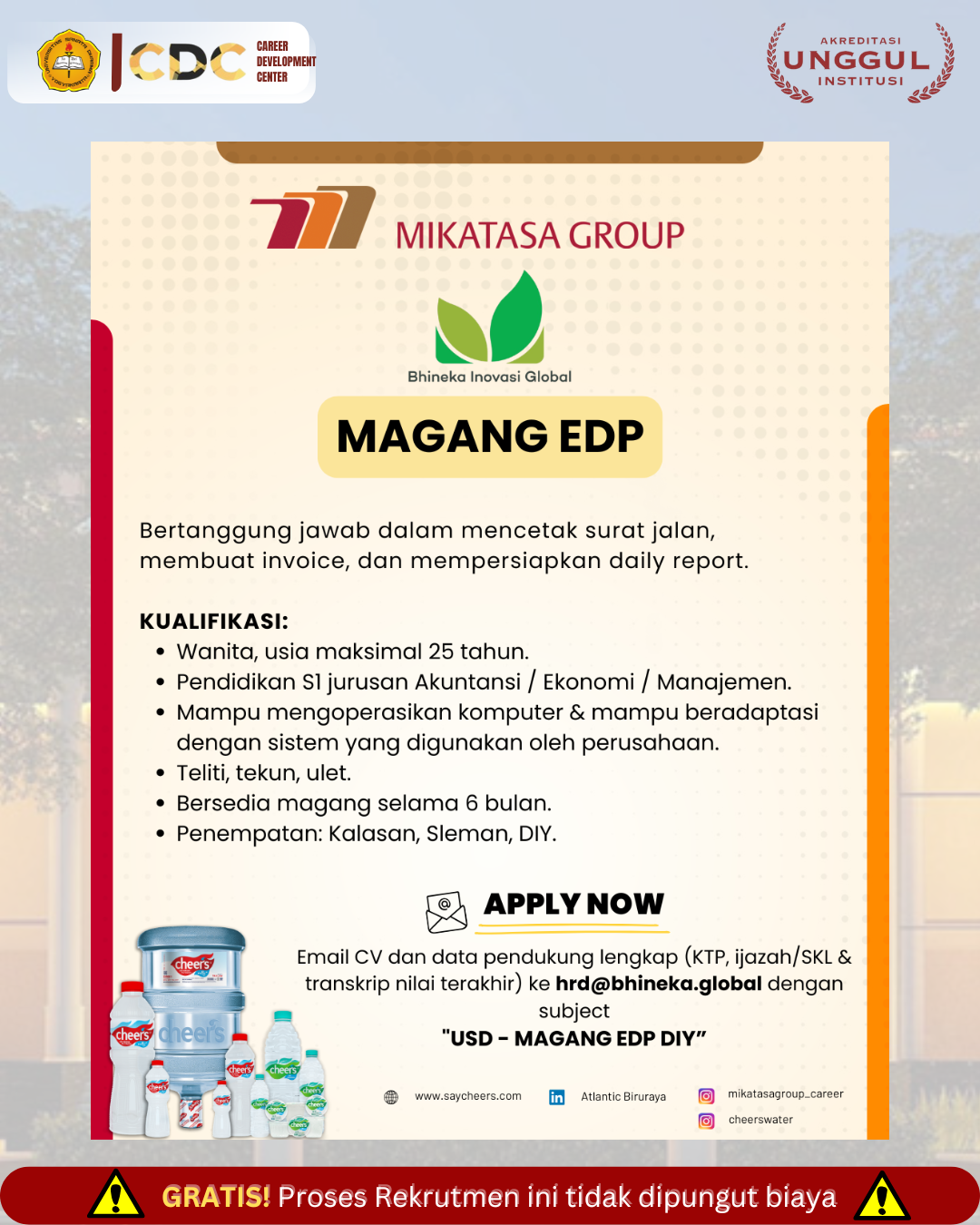 PT Bhineka Inovasi Global (Yogyakarta) :: Pusat Karir