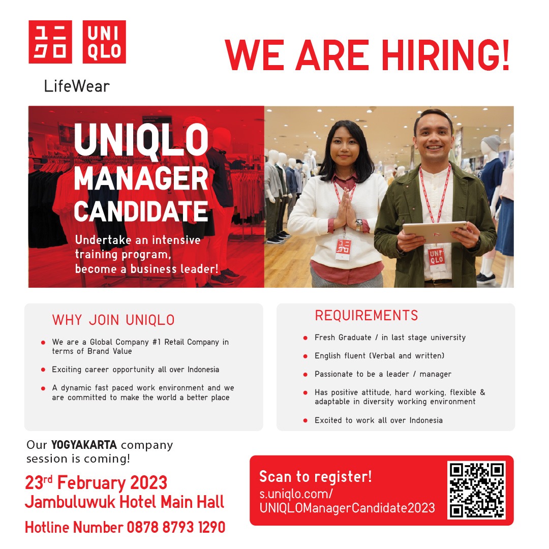 UNIQLO Manager Candidate  Careers  UNIQLO US